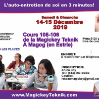 Cours Magickey Teknik 105-106 -samedi le 14 dec. et dimanche le 15 décembre 2019 MAGOG